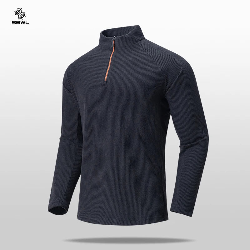 SBWL Men's high quality cycling hiking outdoor sports long sleeve Tshirt leisure speed dry running fitness sports clothing Tops