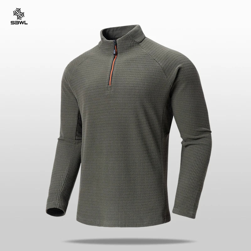 SBWL Men's high quality cycling hiking outdoor sports long sleeve Tshirt leisure speed dry running fitness sports clothing Tops